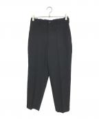 COMME des GARCONS HOMME PLUSコムデギャルソンオムプリュス）の古着「フリルパンツ」｜ブラック