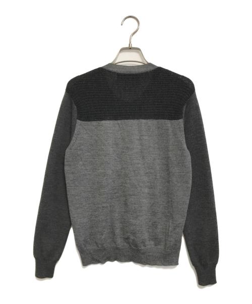 tricot COMME des GARCONS（トリココムデギャルソン）tricot COMME des GARCONS (トリココムデギャルソン) 切替ニットカーディガン グレー サイズ:表記なしの古着・服飾アイテム