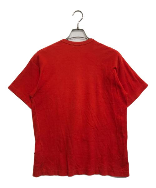 COMME des GARCONS HOMME（コムデギャルソン オム）COMME des GARCONS HOMME (コムデギャルソン オム) タックTシャツ レッド サイズ:表記なしの古着・服飾アイテム