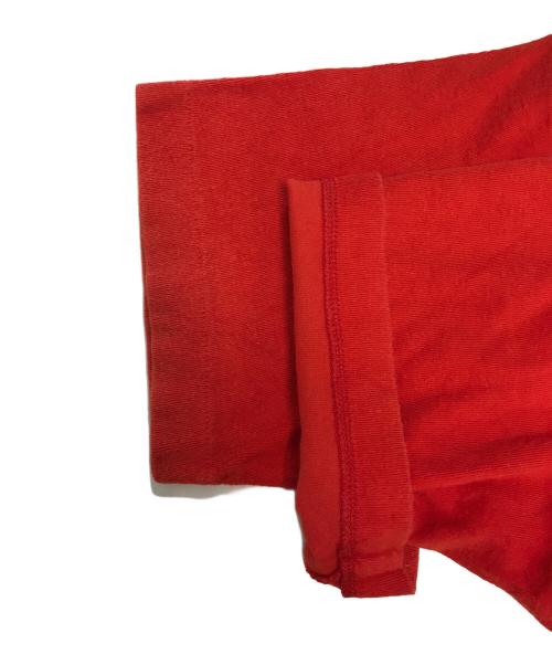 COMME des GARCONS HOMME（コムデギャルソン オム）COMME des GARCONS HOMME (コムデギャルソン オム) タックTシャツ レッド サイズ:表記なしの古着・服飾アイテム