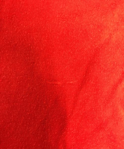 COMME des GARCONS HOMME（コムデギャルソン オム）COMME des GARCONS HOMME (コムデギャルソン オム) タックTシャツ レッド サイズ:表記なしの古着・服飾アイテム