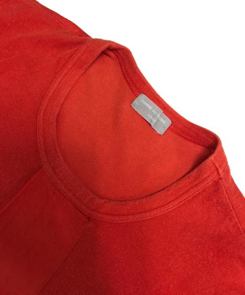 COMME des GARCONS HOMME（コムデギャルソン オム）COMME des GARCONS HOMME (コムデギャルソン オム) タックTシャツ レッド サイズ:表記なしの古着・服飾アイテム