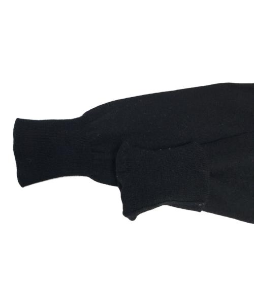 DRIES VAN NOTEN（ドリスヴァンノッテン）DRIES VAN NOTEN (ドリスヴァンノッテン) バイカラーニットカーディガン ブラウン×ブラック サイズ:Smallの古着・服飾アイテム