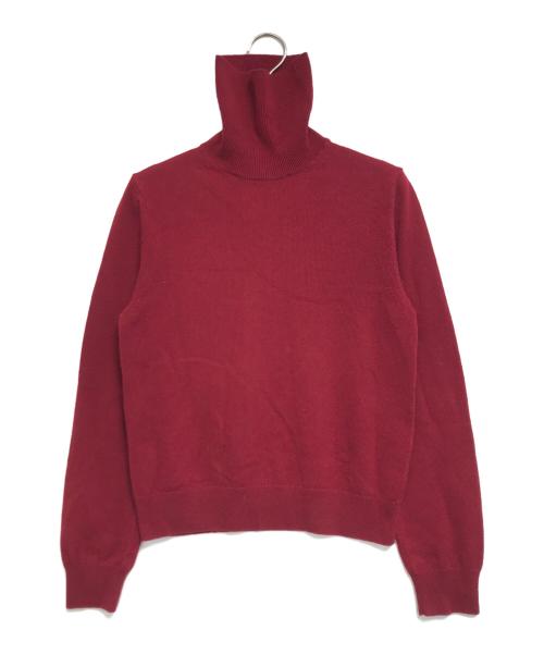 COMME des GARCONS COMME des GARCONS（コムデギャルソン コムデギャルソン）COMME des GARCONS COMME des GARCONS (コムデギャルソン コムデギャルソン) カシミヤタートルネックニット レッド サイズ:Sの古着・服飾アイテム