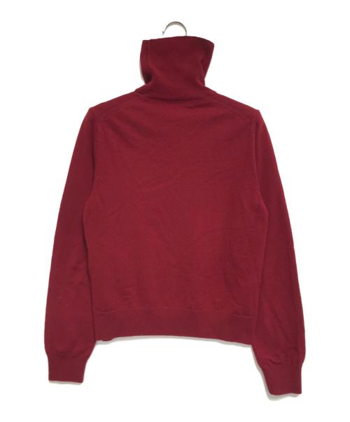 COMME des GARCONS COMME des GARCONS（コムデギャルソン コムデギャルソン）COMME des GARCONS COMME des GARCONS (コムデギャルソン コムデギャルソン) カシミヤタートルネックニット レッド サイズ:Sの古着・服飾アイテム