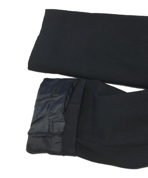 BLACK COMME des GARCONS（ブラックコムデギャルソン）BLACK COMME des GARCONS (ブラックコムデギャルソン) ポリ縮絨刺繍ジャケット ブラック サイズ:XSの古着・服飾アイテム