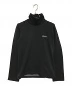 COMME des GARCONSコムデギャルソン）の古着「ロゴハイネックスウェット」｜ブラック