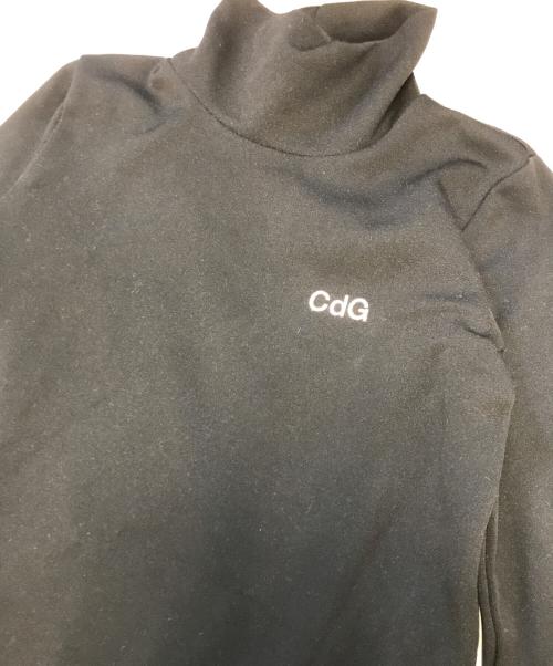 COMME des GARCONS（コムデギャルソン）COMME des GARCONS (コムデギャルソン) ロゴハイネックスウェット ブラック サイズ:表記なしの古着・服飾アイテム