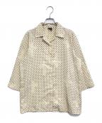 Jean Paul Gaultier FEMMEジャンポールゴルチエ フェム）の古着「ドットシャツ」｜ベージュ
