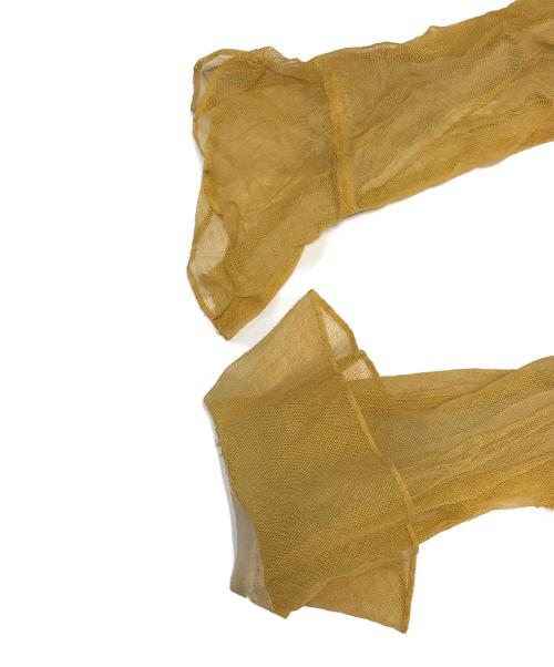 DRIES VAN NOTEN（ドリスヴァンノッテン）DRIES VAN NOTEN (ドリスヴァンノッテン) シアーブラウス イエロー サイズ:36の古着・服飾アイテム