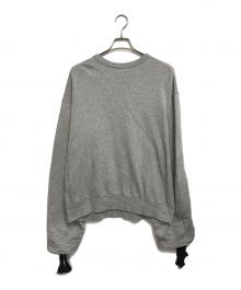 DRIES VAN NOTEN（ドリスヴァンノッテン）の古着「バックギャザースウェット」｜グレー