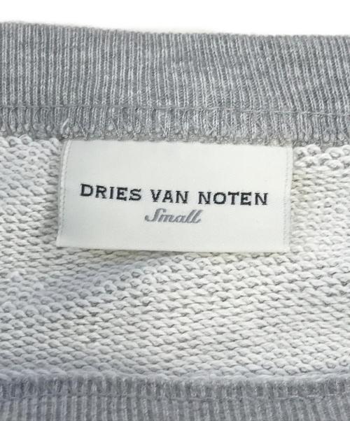 DRIES VAN NOTEN（ドリスヴァンノッテン）DRIES VAN NOTEN (ドリスヴァンノッテン) バックギャザースウェット グレー サイズ:Sの古着・服飾アイテム