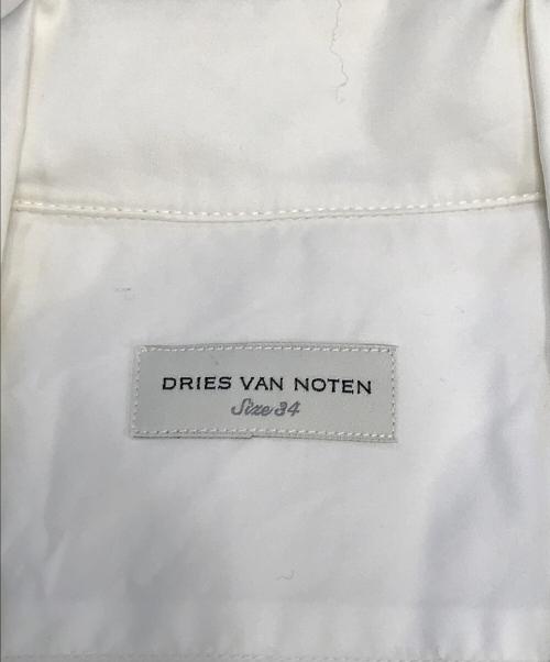 DRIES VAN NOTEN（ドリスヴァンノッテン）DRIES VAN NOTEN (ドリスヴァンノッテン) 幾何学開襟シャツ イエロー サイズ:34の古着・服飾アイテム