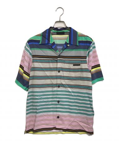 中古・古着通販】PRADA (プラダ) オープンカラーシャツ マルチカラー