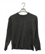 COMME des GARCONS HOMMEコムデギャルソン オム）の古着「サイドラインニット」｜グレー
