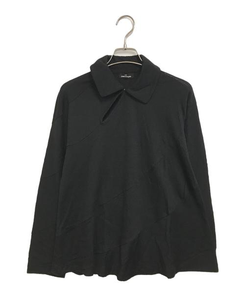 tricot COMME des GARCONS（トリココムデギャルソン）tricot COMME des GARCONS (トリココムデギャルソン) 丸襟変形ニット ブラック サイズ:表記なしの古着・服飾アイテム