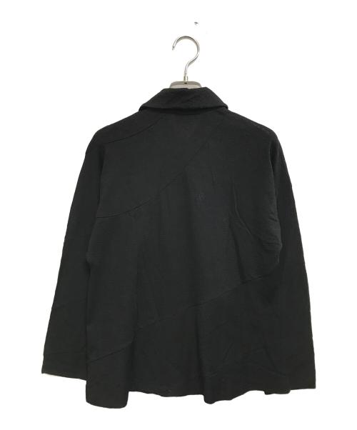 tricot COMME des GARCONS（トリココムデギャルソン）tricot COMME des GARCONS (トリココムデギャルソン) 丸襟変形ニット ブラック サイズ:表記なしの古着・服飾アイテム