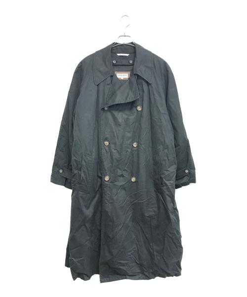 GIORGIO ARMANI（ジョルジョアルマーニ）GIORGIO ARMANI (ジョルジョアルマーニ) ライバー付きトレンチコート ブラック サイズ:38の古着・服飾アイテム