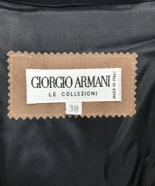 GIORGIO ARMANI（ジョルジョアルマーニ）GIORGIO ARMANI (ジョルジョアルマーニ) ライバー付きトレンチコート ブラック サイズ:38の古着・服飾アイテム