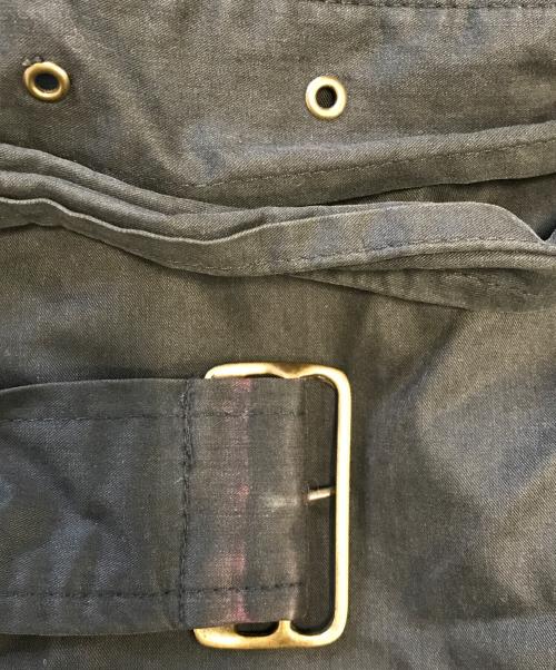 GIORGIO ARMANI（ジョルジョアルマーニ）GIORGIO ARMANI (ジョルジョアルマーニ) ライバー付きトレンチコート ブラック サイズ:38の古着・服飾アイテム