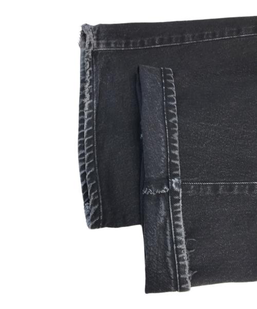 NVRFRGT（ネヴァーフォーゲット）NVRFRGT (ネヴァーフォーゲット) 3D Twisted Jeans ブラック サイズ:2の古着・服飾アイテム