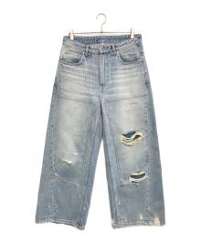 kooi（コーイ）の古着「ダブルニーデニムパンツ」｜インディゴ