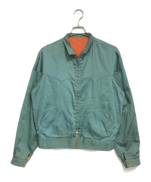 VINTAGE（ヴィンテージ）VINTAGE (ヴィンテージ) リバーシブルジャケット オレンジ×グリーン サイズ:Mの古着・服飾アイテム