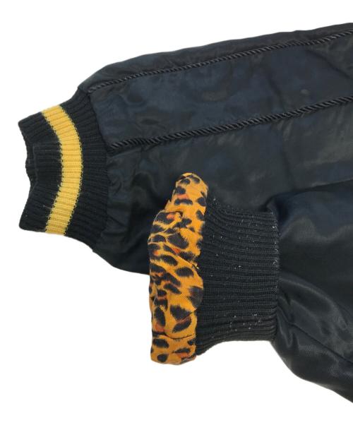 BEAMS（ビームス）BEAMS (ビームス) テーラー東洋 (テーラートウヨウ) 別注リバーシブルレオパードスカジャン ブラック×ブラウン サイズ:Ｌの古着・服飾アイテム