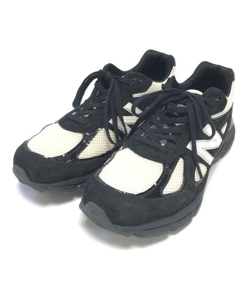 NEW BALANCE（ニューバランス）NEW BALANCE (ニューバランス) スニーカー ホワイト×ブラック サイズ:27.5の古着・服飾アイテム