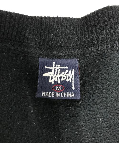 stussy（ステューシー）stussy (ステューシー) プリントスウェット ブラック サイズ:Mの古着・服飾アイテム