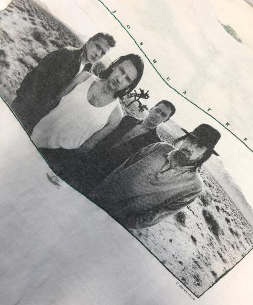 バンドTシャツ（バンドTシャツ）バンドTシャツ (バンドTシャツ) 80s U2(U2) バンドTシャツ ホワイト サイズ:XLの古着・服飾アイテム