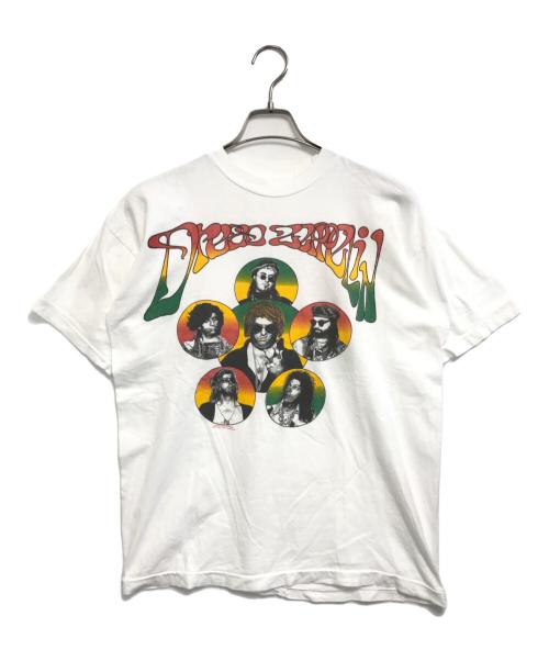 バンドTシャツ（バンドTシャツ）バンドTシャツ (バンドTシャツ) 90s dread zeppelin(ドレッド・ツェッペリン) バンドTシャツ ホワイト サイズ:LARGEの古着・服飾アイテム