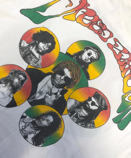 バンドTシャツ（バンドTシャツ）バンドTシャツ (バンドTシャツ) 90s dread zeppelin(ドレッド・ツェッペリン) バンドTシャツ ホワイト サイズ:LARGEの古着・服飾アイテム