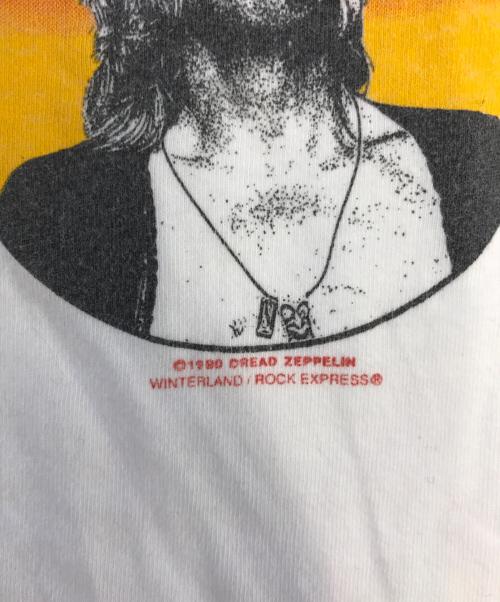 バンドTシャツ（バンドTシャツ）バンドTシャツ (バンドTシャツ) 90s dread zeppelin(ドレッド・ツェッペリン) バンドTシャツ ホワイト サイズ:LARGEの古着・服飾アイテム