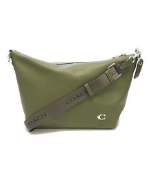COACH（コーチ）の古着「トップジップメッセンジャー バッグ」｜オリーブ