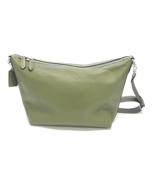 COACH（コーチ）COACH (コーチ) トップジップメッセンジャー バッグ オリーブの古着・服飾アイテム