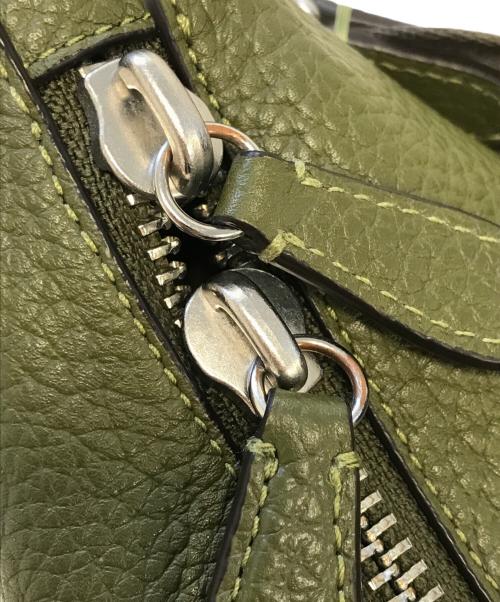 COACH（コーチ）COACH (コーチ) トップジップメッセンジャー バッグ オリーブの古着・服飾アイテム