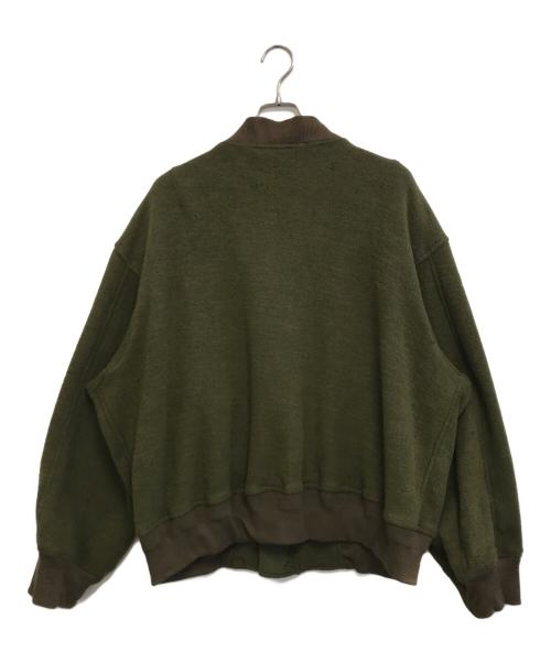 POLO RALPH LAUREN（ポロ・ラルフローレン）POLO RALPH LAUREN (ポロ・ラルフローレン) フリースブルゾン オリーブ サイズ:XLの古着・服飾アイテム