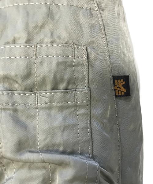 ALPHA（アルファ）ALPHA (アルファ) リバーシブルMA-1ジャケット オレンジ×ベージュ サイズ:Lの古着・服飾アイテム