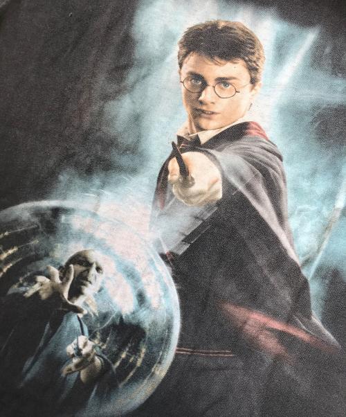 ムービーTシャツ（ムービーTシャツ）ムービーTシャツ (ムービーTシャツ) 00s HARRY POTTER(ハリーポッター) ムービーTシャツ ブラック サイズ:Lの古着・服飾アイテム