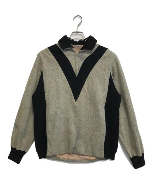USED（ユーズド）USED (ユーズド) プルオーバー切替ジャケット グレー サイズ:表記なしの古着・服飾アイテム