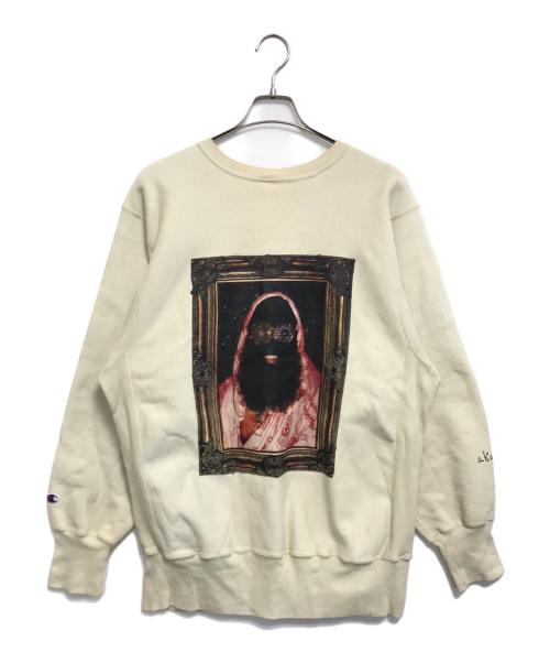 Champion（チャンピオン）Champion (チャンピオン) リバースウィーブスウェット ベージュ サイズ:X‐LARGEの古着・服飾アイテム