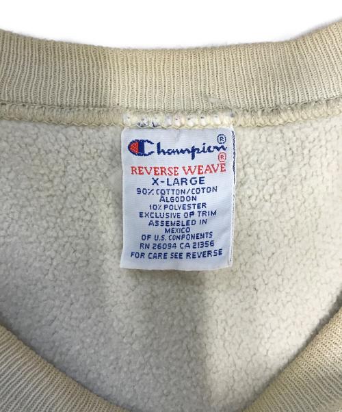 Champion（チャンピオン）Champion (チャンピオン) リバースウィーブスウェット ベージュ サイズ:X‐LARGEの古着・服飾アイテム