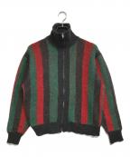 VINTAGEヴィンテージ）の古着「モヘアブレンドジップニット」｜マルチカラー