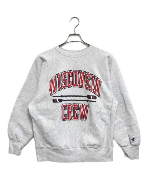 Champion（チャンピオン）Champion (チャンピオン) リバースウィーブスウェット グレー サイズ:LARGEの古着・服飾アイテム