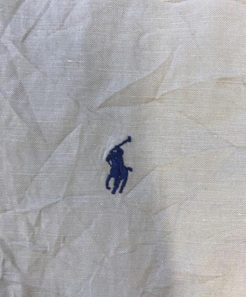 POLO RALPH LAUREN（ポロ・ラルフローレン）POLO RALPH LAUREN (ポロ・ラルフローレン) シルクリネンBDシャツ ベージュ サイズ:Lの古着・服飾アイテム