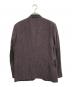COMME des GARCONS HOMME (コムデギャルソン オム) 千鳥ウールテーラードジャケット ボルドー×グレー サイズ:S：25000円