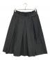 Y's（ワイズ）の古着「シャンブレープリーツスカート」｜ブラック