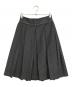 Y's (ワイズ) シャンブレープリーツスカート ブラック サイズ:2：18000円