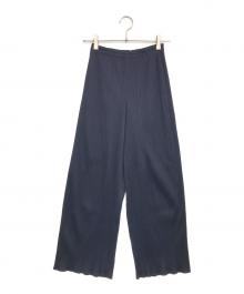 PLEATS PLEASE（プリーツプリーズ）の古着「プリーツパンツ」｜ネイビー